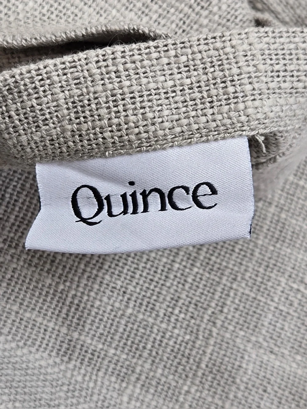 NWT QUINCE Set Of 2 48x108 Cotton Sheer Curtains Grey 0719